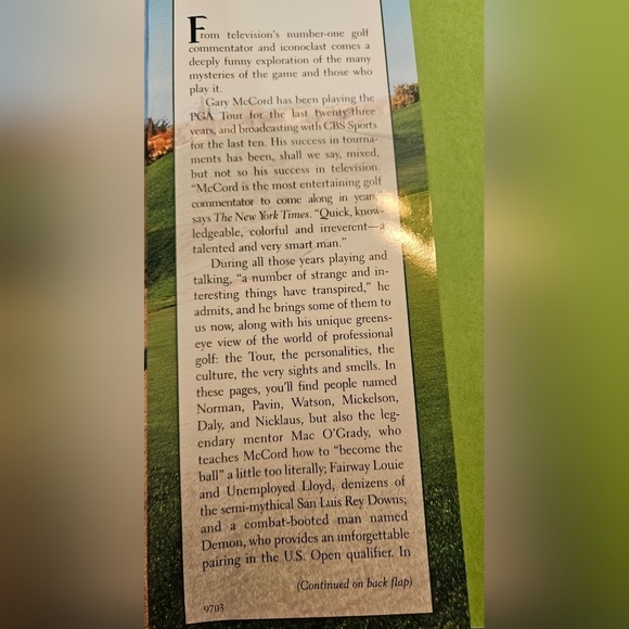 Just a Range Ball in a Box of Titleists by Gary McCord Home Accents Book - Picture 2 of 9